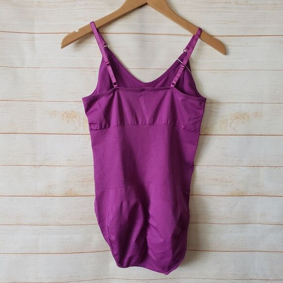 HeyShape Stretchy Snatched Slimming Shapewear Bodysuit Purple Women's Size XXL - Picture 5 of 12